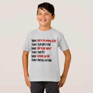 Signification de T-shirt de 43:7 d'Isaïe de la vi