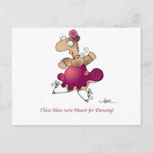 SIGNIFIE POUR DANSER ! Carte postale par April McC