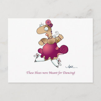 SIGNIFIE POUR DANSER ! Carte postale par April McC