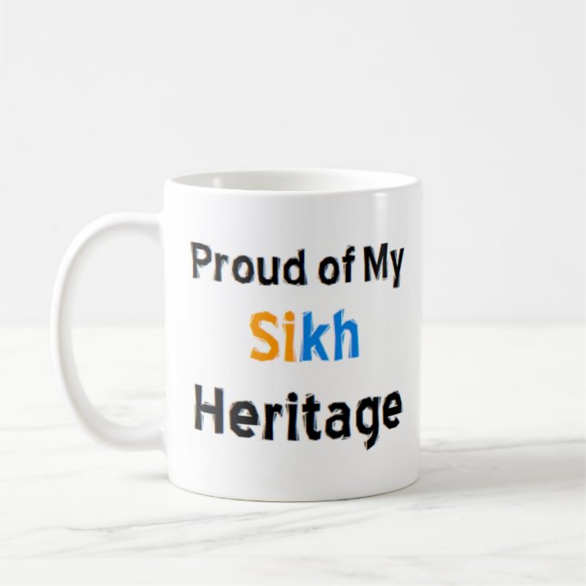 sikh heritage coffee mug (Gauche)