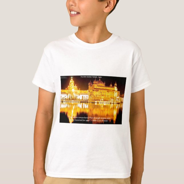 Sikh Le Temple d'Or En Inde Cadeaux & T-Shirts (Devant)