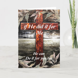 S'il l'a fait pour moi carte de voeux