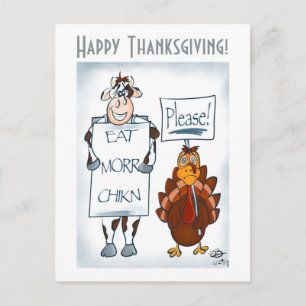 S'Il Vous Plaît Carte Postale Thanksgiving