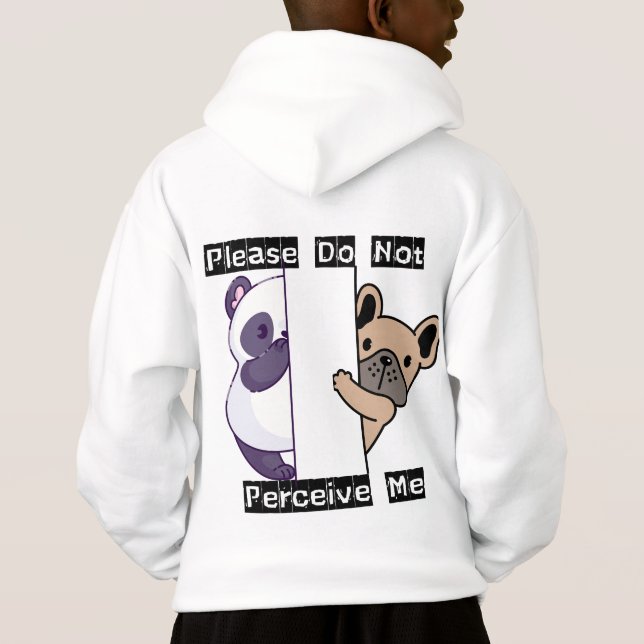 S'il vous plaît, drôle, ne me percevez pas Panda F (Dos)