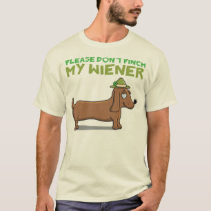 S'il vous plaît ne pincez pas mon T-shirt Wiener
