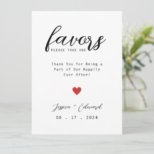 S'Il Vous Plaît Prendre Un Mariage Faveur Simple É