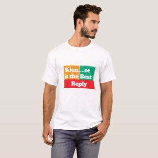 Silence Est Le T-Shirt De La Meilleure Réponse