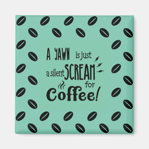 SILENCE SCREAM MAGNET