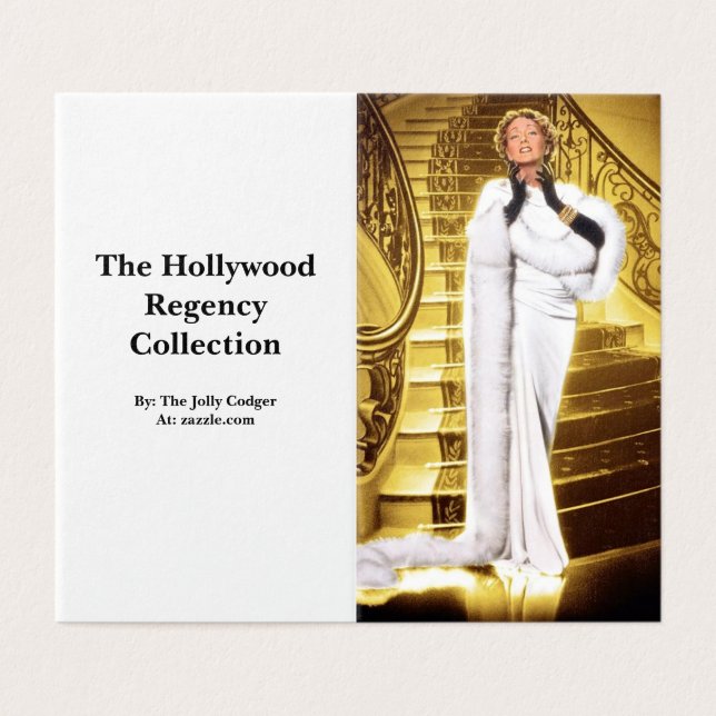 Silent Movie Diva - Hollywood Regency Collection (Outside Unfolded)