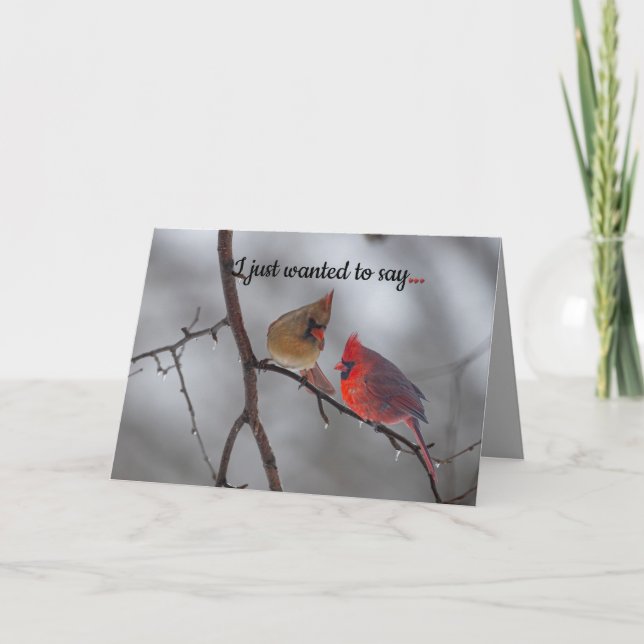 Silent Wonders carte "Je te manque". (Devant)