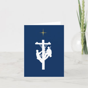 Silhouette blanche à deux lignes sur la carte de N