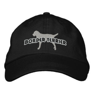 Silhouette Bordure Terrier Casquette brodé