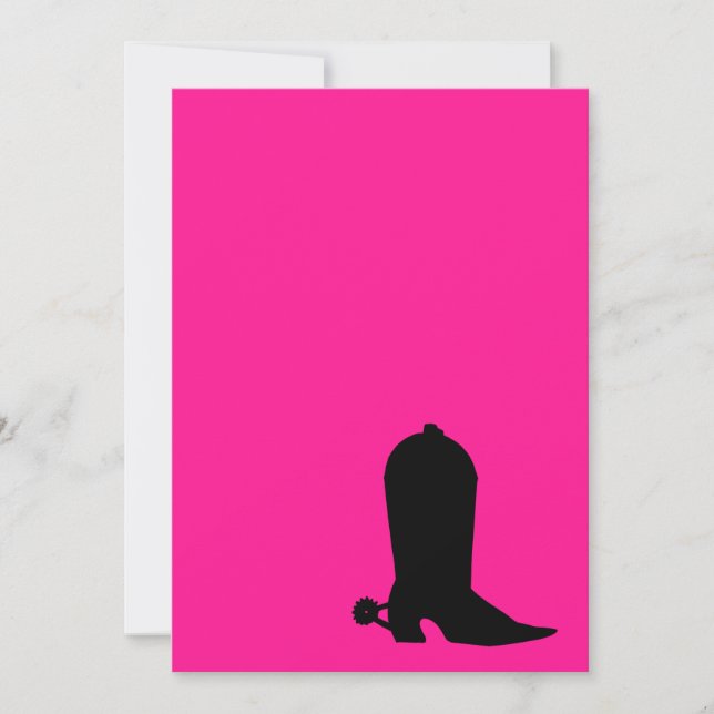 Silhouette d'amorçage de cowboy (Devant)