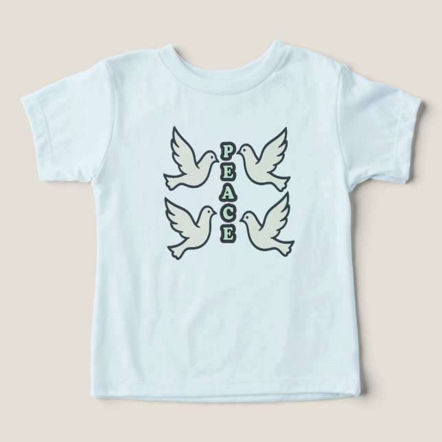 Silhouette de colombe avec "PAIX" - Portable (Design Recto)