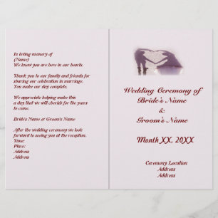 Silhouette de couple nuptiale Coeur en Mariage de