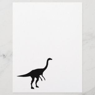 Silhouette de Gallimimus Dino Dinosaure