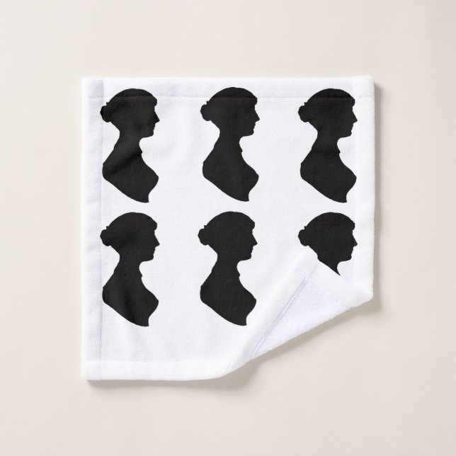Silhouette de Jane Austen (Gant de toilette)
