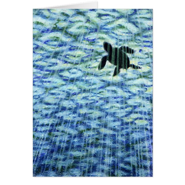 Silhouette de la tortue de mer (Devant)