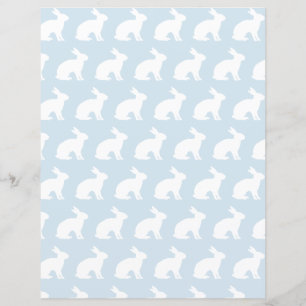 Silhouette de lapin blanc