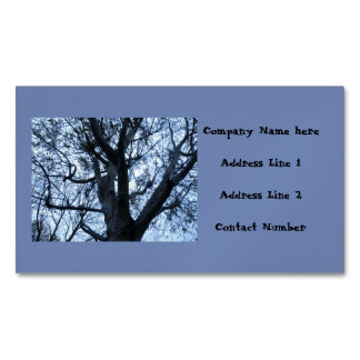 Silhouette de l'arbre photo Magnets d'entreprise p