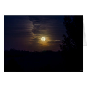 Silhouette de lune