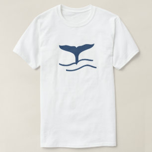 Silhouette de queue de baleine T-Shirt