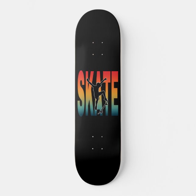 Silhouette de skateboard (Recto)