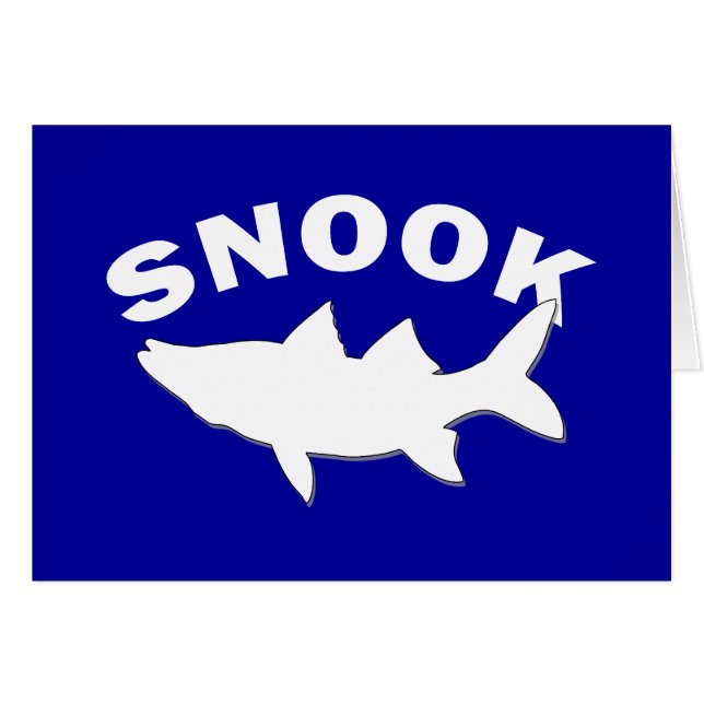 Silhouette de Snook - pêche de Snook (Devant Horizontal)