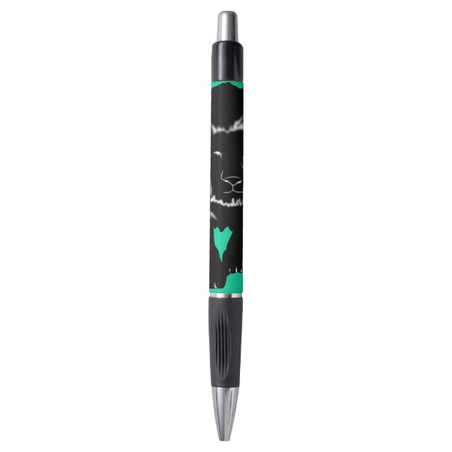 Silhouette de stylo Lion - Votre couleur (Devant (Vertical))