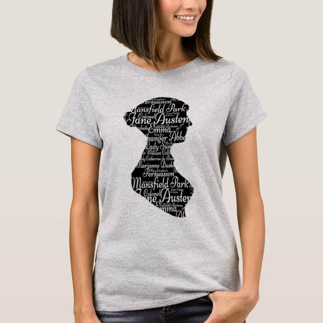 Silhouette de T-shirt de M. Darcy de T-shirt de (Devant)