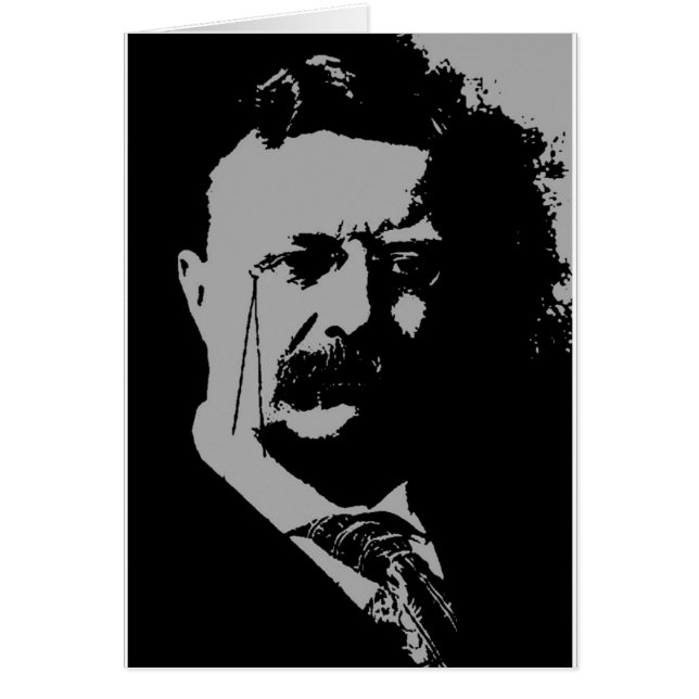 Silhouette de Theodore Roosevelt (Devant)