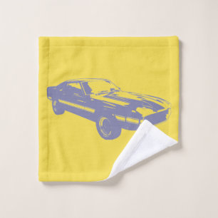 Silhouette de voiture musculaire vintage
