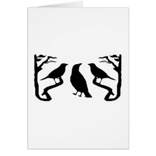 Silhouette des oiseaux