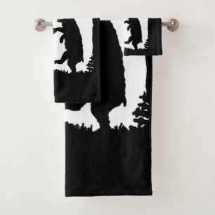 Silhouette deux dansant le hibou d'arbres d'ours
