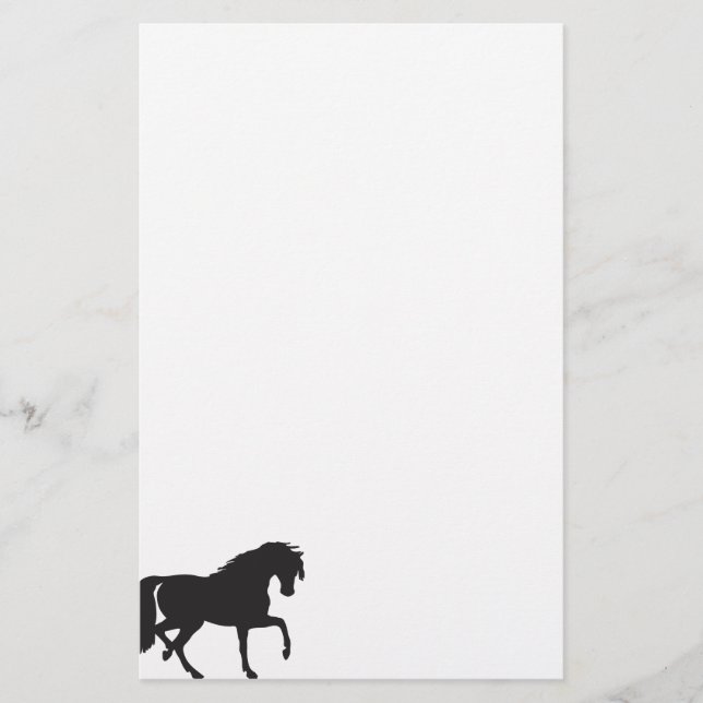 Silhouette du cheval (Devant)