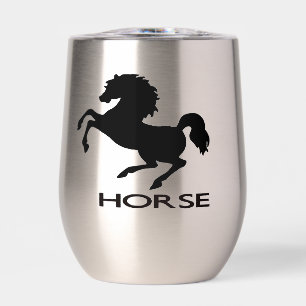 Silhouette du cheval d'élevage