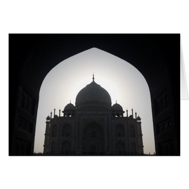 silhouette du taj mahal (Devant horizontal)