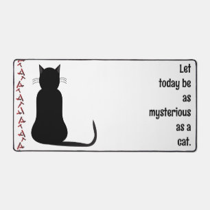 Silhouette minimaliste de chat noir Inspiration