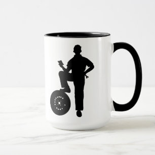 Silhouette noire de la Mug Mécanique Ajouter un no