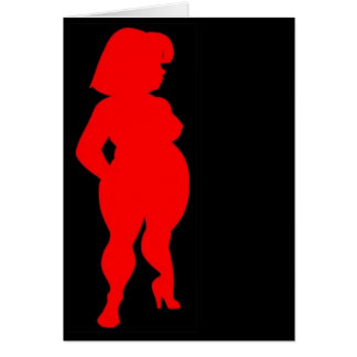 silhouette rouge de bbw