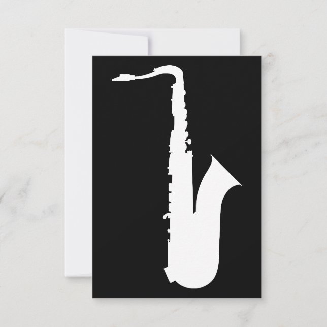 silhouette saxophone (Devant)