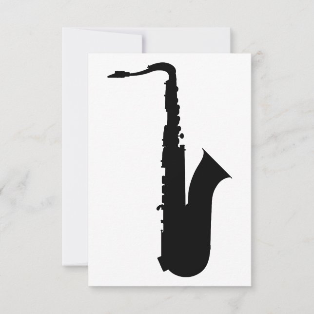 silhouette saxophone (Devant)