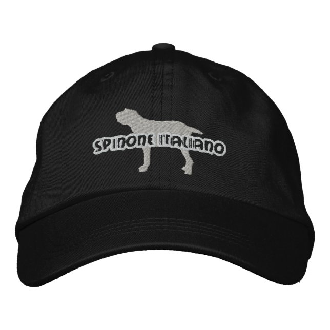 Silhouette Spinone Italiano Casquette brodé (Devant)