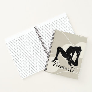 Silhouette yoga méditation journal namaste zen
