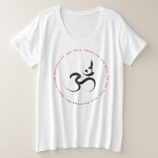 Silhouette Zen Simple Yoga & Calligraphie Om/Aum