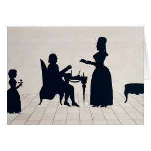 Silhouettes de Monsieur et de Madame Roland