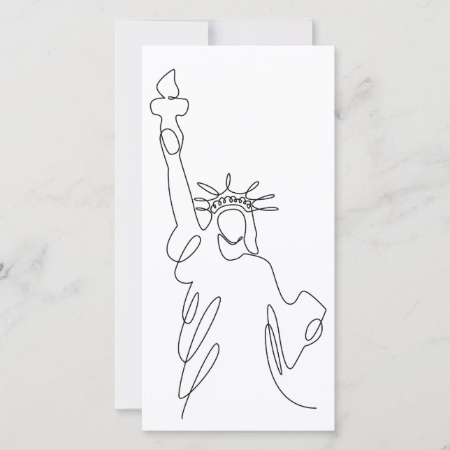 Silhuette Statue de la Liberté (Devant)