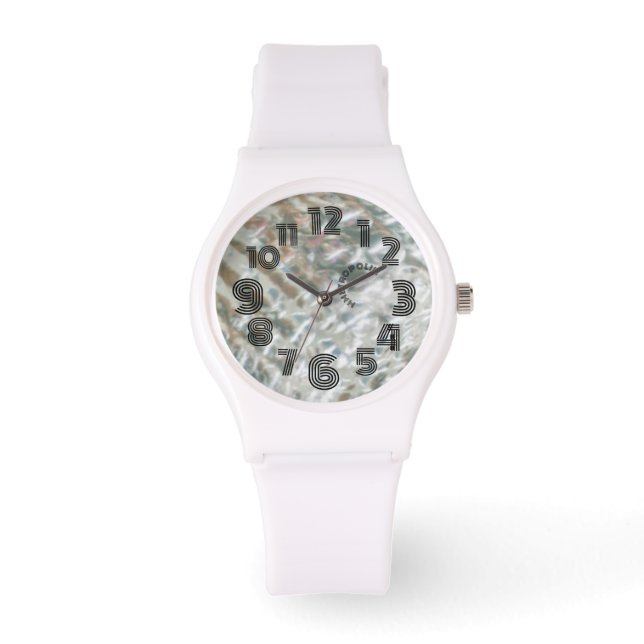 SILICON BLANC SPORTIF MONTRE / PREUVE DE DOUCHE (Recto)