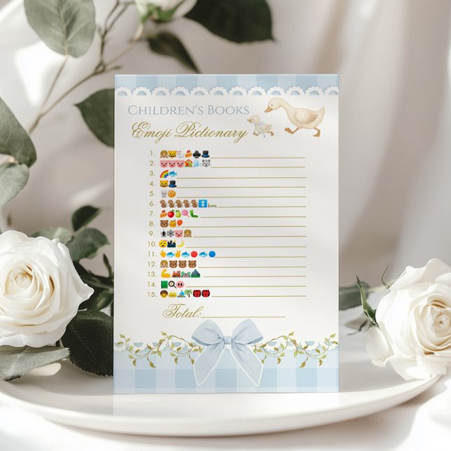 Silly Goose Childrens Books Emoji Pictionary Game (Créateur téléchargé)