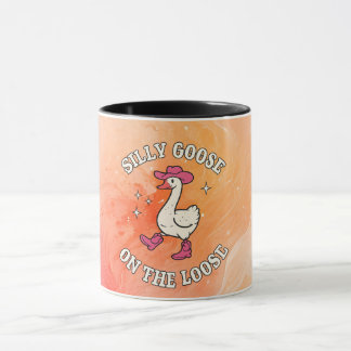 Silly Goose On The Loose Mug – Funny Goose Coffee 